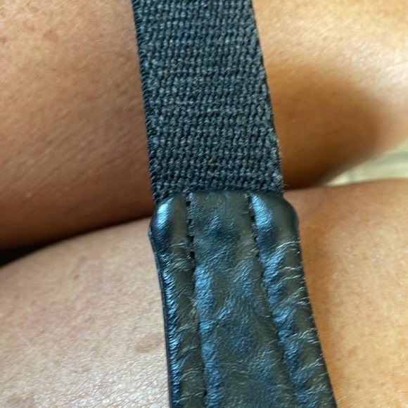 Vintage FIRENZE Santa Barbara leather and suede halter top large - Picture 11 of 15